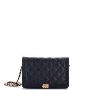 Chanel Boy Wallet On Chain Quilted #219376C32B